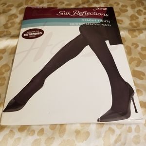 Hanes Grey Opaque Tights GH